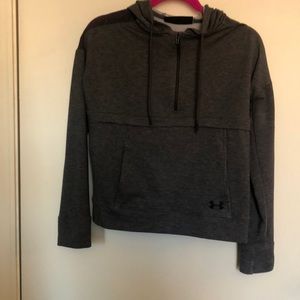 Gray under armor quarter zip